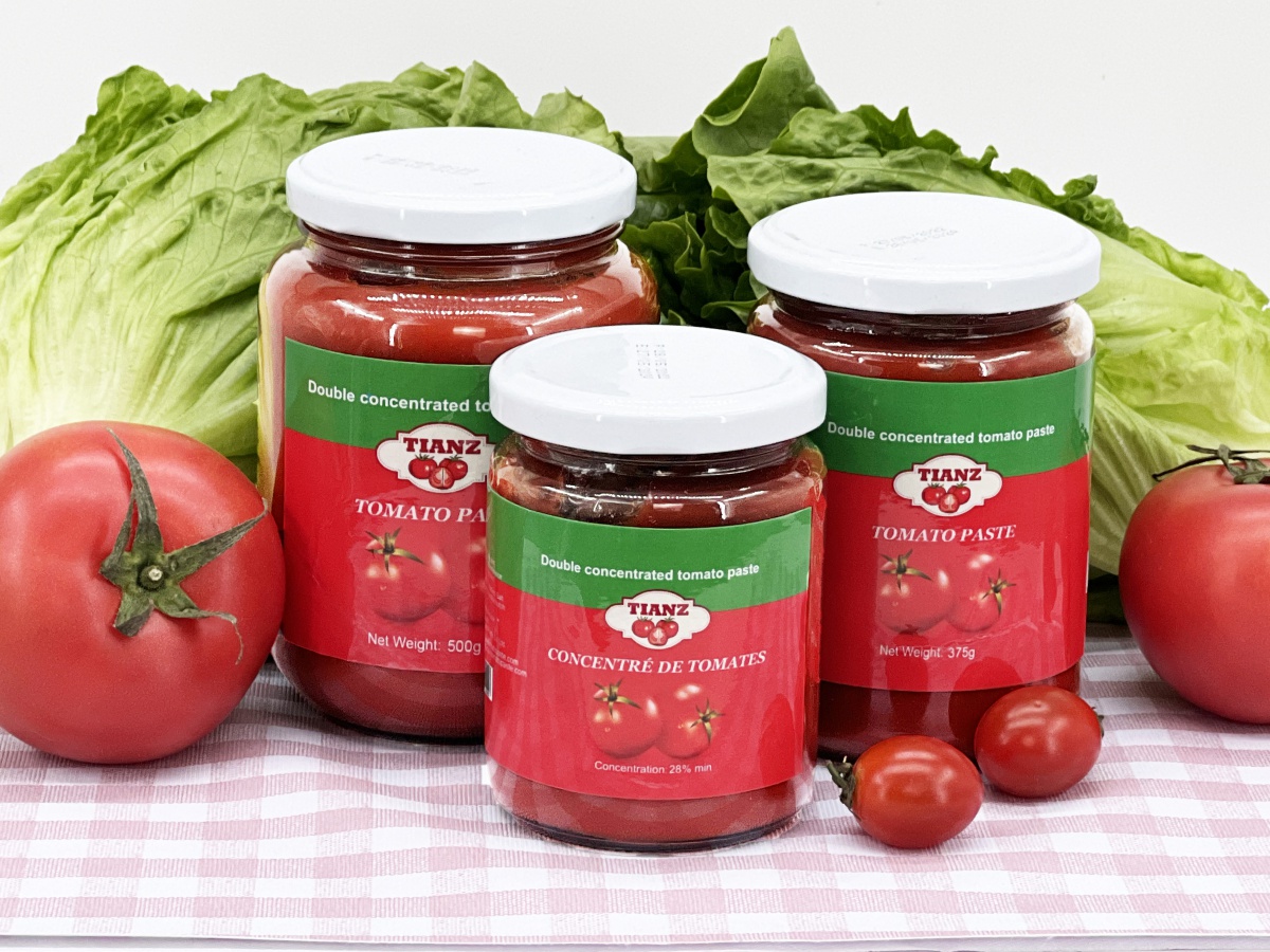 Tianz Jar Glass Tomato Paste Hỗ trợ OEM & ODM